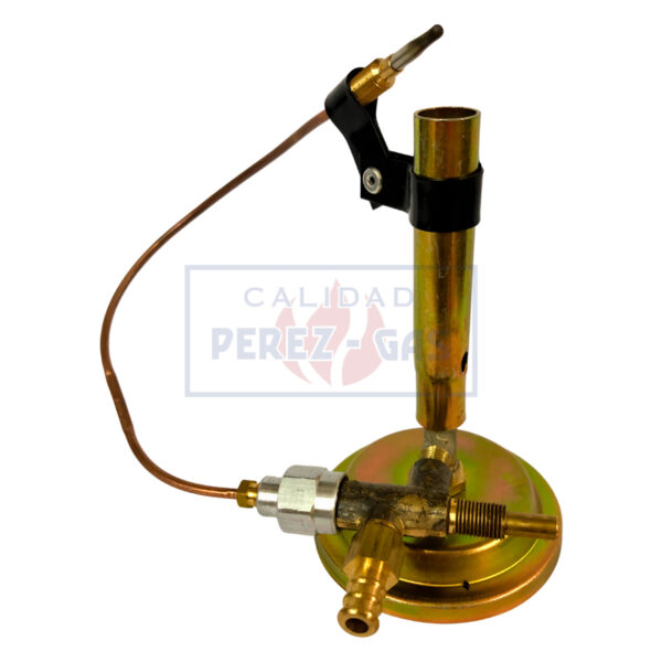 Mechero Bunsen completo con Válvula y Termocupla