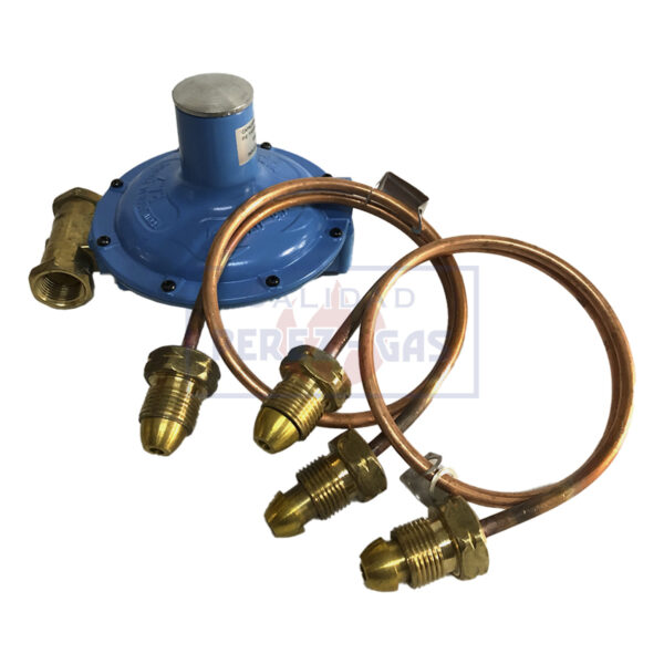 Regulador p/ supergas 2 salidas