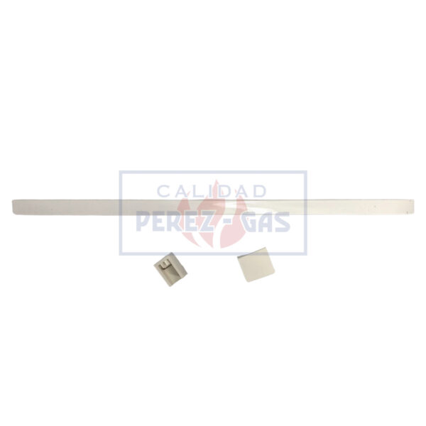 Aluminio c/ soporte x 600 mm blanca