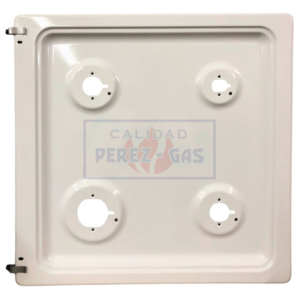 Plancha Orbis 55 Blanca mecheros Sabaf