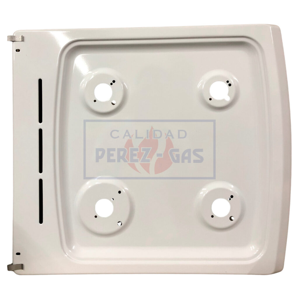Plancha Orbis curva mecheros Sabaf blanca