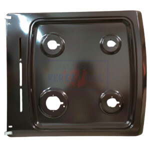 Plancha Orbis curva mecheros Sabaf Marrón