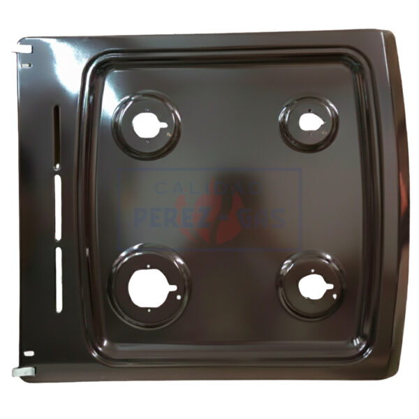 Plancha Orbis curva mecheros Sabaf Marrón